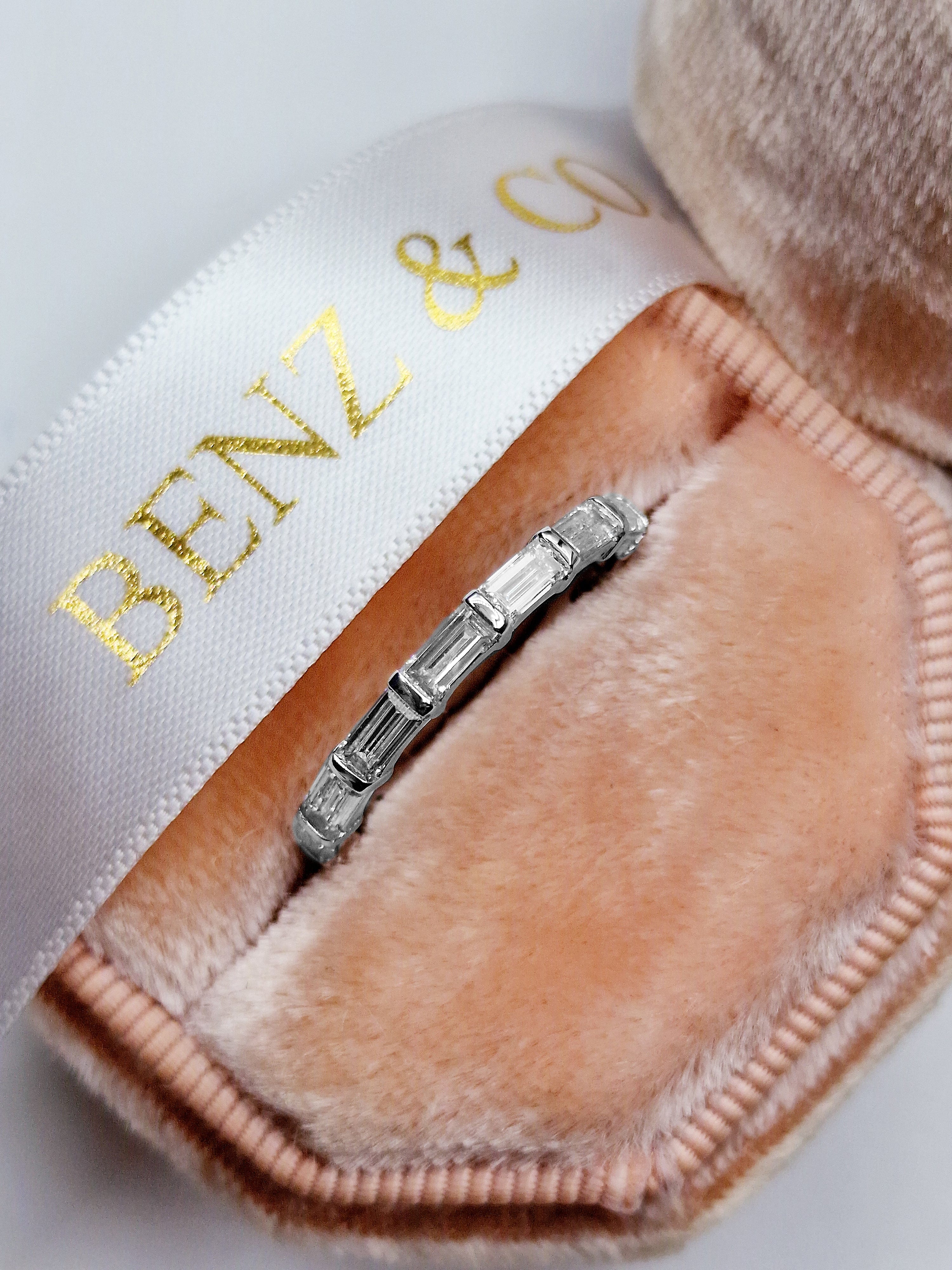 1.70 ct Baguette Cut East-West Set Lab Grown Diamond Eternity Band - Image 3